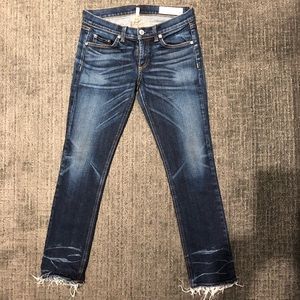Rag & Bone Dre Ankle Slim Boyfriend Crop Jeans